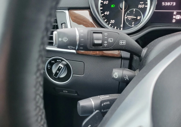 Mercedes-Benz ML cena 93500 przebieg: 53800, rok produkcji 2012 z Blachownia małe 407